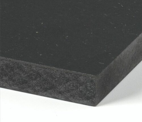 Broszeit Group Fibralux MR Black Super Matt MDF-Platte mit schwarz eingefaerbtem Kern und supermatter Beschichtung auf beiden Seiten