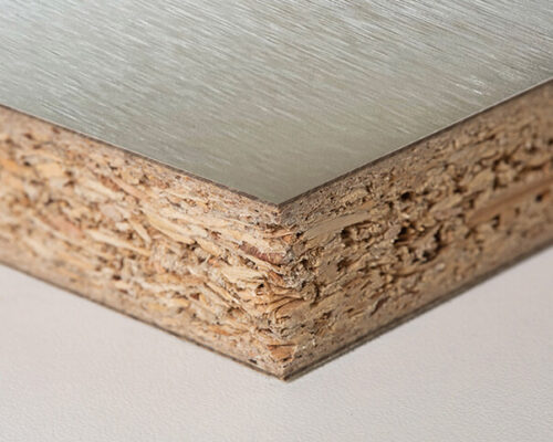 Spanplatte mit BROSZEIT HPL Metall